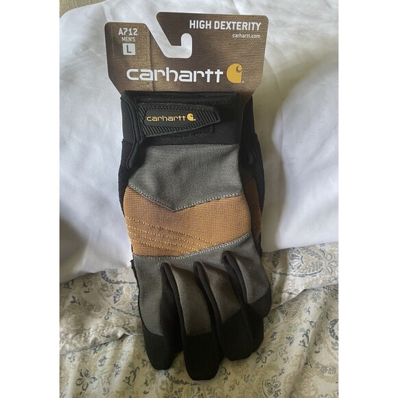 Carhartt Men's Flex Tough II High Dexterity Gloves A712 Size L - Picture 6 of 7